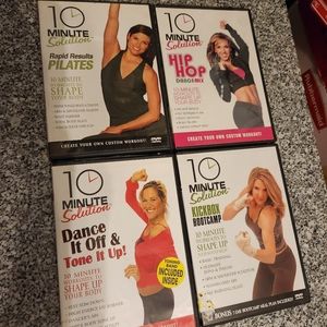 4 DVDs of 10 Minute Solution Workouts to Shape Your Body Anchor Bay